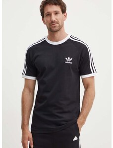 Bavlněné tričko adidas Originals černá barva, IA4845