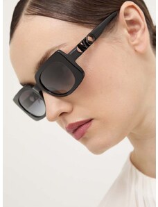 Sluneční brýle Michael Kors BORDEAUX dámské, černá barva, 0MK2215