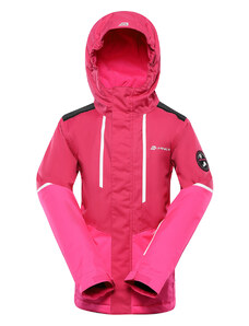 Dětská lyžařská bunda s membránou PTX Alpine Pro ZARIBO - růžová
