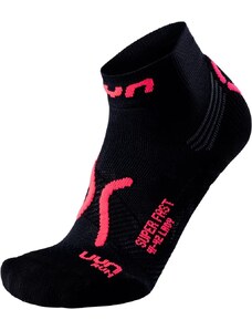 Dámské ponožky UYN Run Super Fast Socks, černo-růžová, 35-36