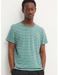 Bavlněné tričko G-Star Raw zelená barva, D24941-C339