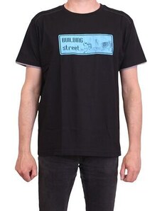Pánské tričko s krátkým rukávem Scharf BE24057 černo-modré