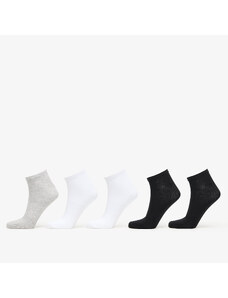 Pánské ponožky Urban Classics No Show Socks 5-Pack Black/ White/ Grey