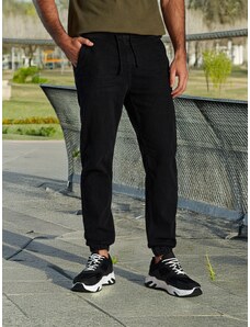 Sinsay - Džínové joggery - černá