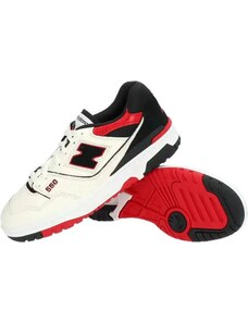 Pánská lifestylová obuv New Balance 550 bílo-červená