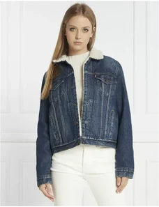 Clear baggy trucker jacket discount
