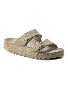Birkenstock Arizona Soft Footbed Suede Leather Narrow Fit Ženy - Sandály Birkenstock - Sivá - 1019088-7.5 - Size: 7.5