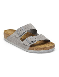 Birkenstock Arizona Suede Leather Regular Fit Stone Coin Ženy - Sandály Birkenstock - Sivá - 1027749-5.5 - Size: 5.5
