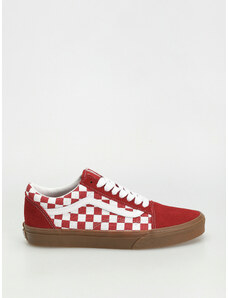 Vans Old Skool (fat lace checker red)červená