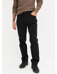 bonprix Strečové džíny Classic Fit, Straight Černá