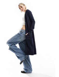 Vila longline cardigan in blue