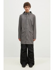 Nepromokavá bunda Rains 12020 Jackets šedá barva, přechodná