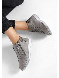 bonprix Tenisky High Top Šedá