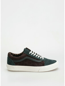 Vans Old Skool (pig suede plaid scarab)barevná
