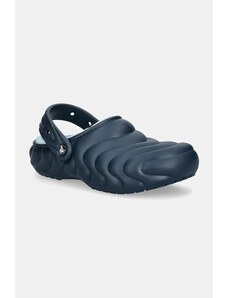 Pantofle Crocs Classic Lined Overpuff Clog tmavomodrá barva, 210059