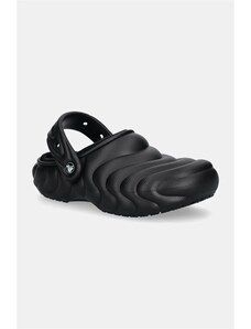 Pantofle Crocs Classic Lined Overpuff Clog černá barva, 210059