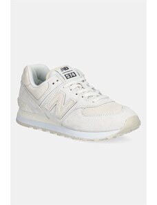 Semišové tenisky New Balance 574 béžová barva, WL574HJ2