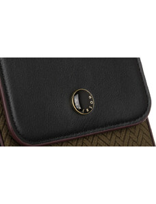 Peterson khaki-černá mini crossbody kabelka