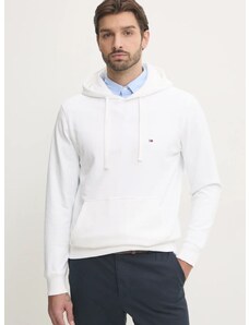 Bavlněná mikina Tommy Hilfiger pánská, béžová barva, s kapucí, melanžová, MW0MW37235