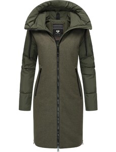 Ragwear Zimní kabát 'Jumana' tmavě zelená