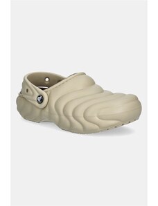 Pantofle Crocs Classic Lined Overpuff Clog žlutá barva, 210059