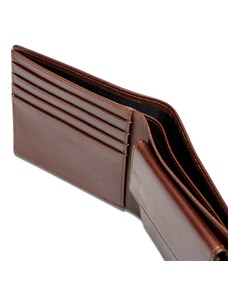 Vasky Fredy Dark Brown - kožená peněženka tmavě hnědá - i muže česká výroba ze Zlína