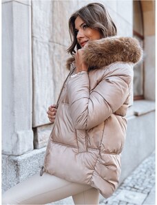 Dámská zimní bunda SPARKLE Barva kamelová DSTREET