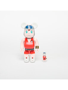 MEDICOM TOY - BE@RBRICK MOON FOOTPRINTS 100％ &amp; 400％ a 400% & 100% Bearbrick Set - Moon Footprints (NASA) - Mintyfresh