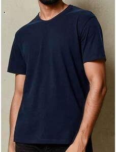 Sinsay - Tričko s krátkým rukávem - námořnická modrá