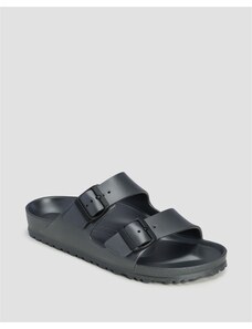 Dámské pantofle Birkenstock Arizona Eva Narrow v Tmavě Šedém Barevném Odstínu