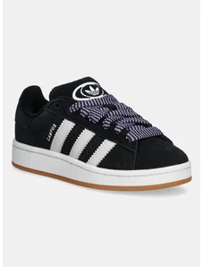 Dětské semišové sneakers boty adidas Originals CAMPUS 00s černá barva, JP7621
