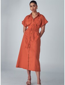 Willa Košilové šaty 'Wichita' rezavě červená