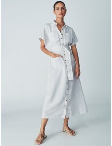 Willa Košilové šaty 'Wichita' černá / bílá