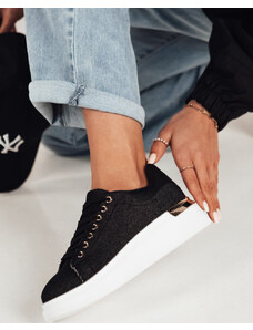 BASIC Černé stylové tenisky na platformě ALISON Černá