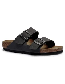 Birkenstock Pantofle Arizona s přídavkem kůže | narrow fit