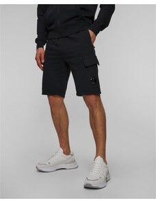 CP Company Pánské kraťasy C.P. Company Light Fleece Cargo Lens Shorts v Tmavě Modrém Barevném Odstínu
