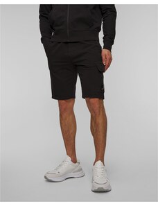 CP Company Černé pánské kraťasy C.P. Company Light Fleece Cargo Lens Shorts