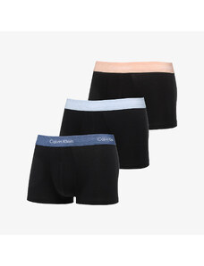 Boxerky Calvin Klein Low Rise Trunk 3-Pack Black XL