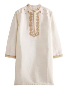 Next Košile zlatá / bílá