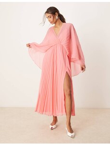 ASOS Maternity ASOS DESIGN Maternity midi dress with linear yoke  embellishment in mauve-Purple - GLAMI.cz