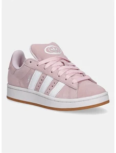 Semišové sneakers boty adidas Originals CAMPUS 00s růžová barva, JH7840