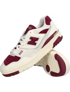 Pánská lifestylová obuv New Balance 550 bílo-červená2