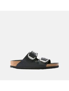 Černé pantofle Birkenstock Arizona Big Buckle Oiled Leather
