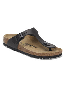 Birkenstock Gizeh BS Natural Leather Regular Fit Unisex - Sandály Birkenstock - Černá - 1029231-7.5 - Size: 7.5