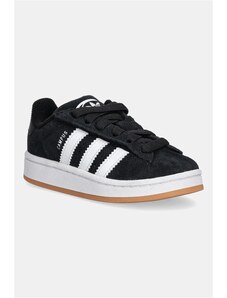 Dětské semišové tenisky adidas Originals CAMPUS 00s černá barva, JQ6386