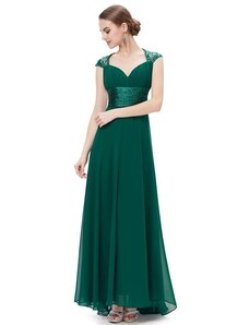 Ever Pretty plesové šaty s flitry zelené 9672 GR