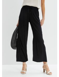 Yours wide leg pull on trousers in black
