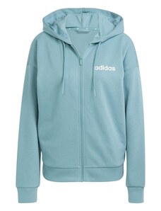 ADIDAS SPORTSWEAR Sportovní mikina 'Essentials' světlemodrá / bílá