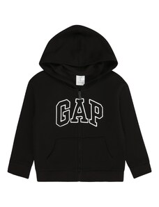 GAP Mikina černá / bílá