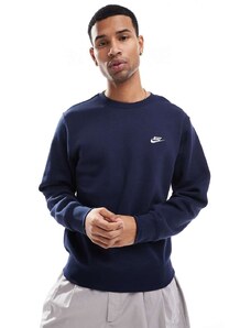 Nike Club crew neck sweatshirt in navy-Grey